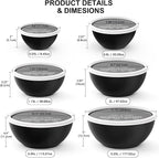 Greentainer Plastic Mixing Bowls - Image 6