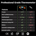 Meat Thermometer Digital Waterproof Instant Read Thermometer - Image 2