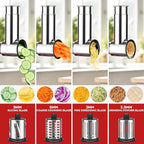 Stainless Steel Slicer Shredder Attachment - Image 4