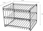 Kitchen Details 3 Tier Can Storage Organizer Rack in Black - Image 3