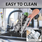 QRU Kitchen Utensil Holder for Countertop, Stainless Steel Cooking Utensil - Image 6