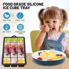 Silicone Ice Cube Trays 3Packs, Easy Release Ice Cube Molds - Image 3