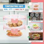 GULFLIN 12 Pack 13oz Small Glass Food Storage Containers - Image 4