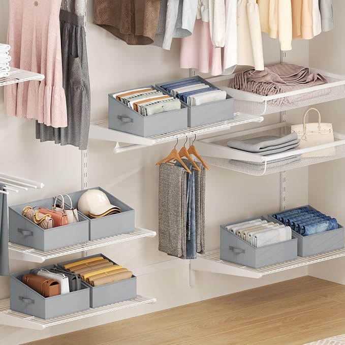 DIMJ Closet Storage Bins 10 Pack - Image 3