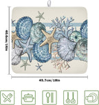 Nautical Coastal Dish Drying Mat - Image 2