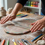 Polymer Clay Roller Tools, 11.8" Acrylic Clay Roller Clear Rolling Pin - Image 4