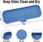 Zulay Kitchen Large Silicone Sponge Holder – Flexible Sink Organizer Tray - Image 4