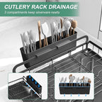 Dish Drying Rack for Kitchen Counter, Large Dish Drying Rack - Image 4