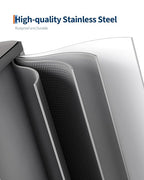 GarveeHome 2 x 4 gal Stainless Steel Double Trash Can - Image 4