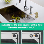 Soap Dispenser for Kitchen Sink, Built in Sink Soap Dispenser, Countertop Soap - Image 5