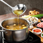 Jeffdad Gravy Ladle, Stainless Steel Sauce Soup Ladles 7.1‘’ Gravy Ladles - Image 7