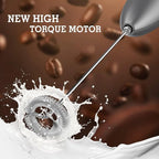 SIMPLETASTE Milk Frother Handheld Electric Foam Maker, Drink Mixer - Image 2