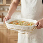 11" x 8" Ceramic Casserole Dish - Image 7