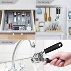 Can Opener, Professional 3-In-1 Multifunctional Manual Can Openers Bottle Opener - Image 3