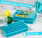 Webake Silicone Ice Cube Trays for Water Bottles Ice Cube Mold 12 Cavity - Image 6
