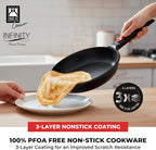 BRA COOKWARE Infinity Nonstick Frying Pan | 8-Inch Cast Aluminum Skillet | - Image 6