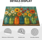 Rustic Vintage Flower Dish Drying Mats - Image 4