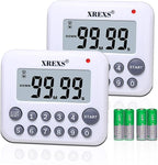 XREXS Digital Kitchen Timer Magnetic Countdown Up Cooking Timer Clock by XREXS