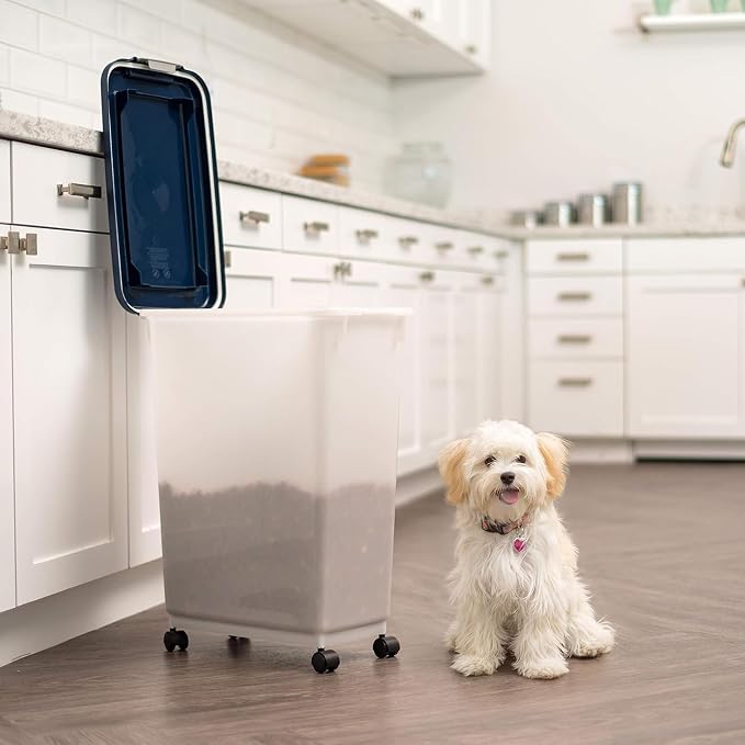 IRIS USA Airtight Dog Food Storage Container, Attachable Wheels, - Image 5