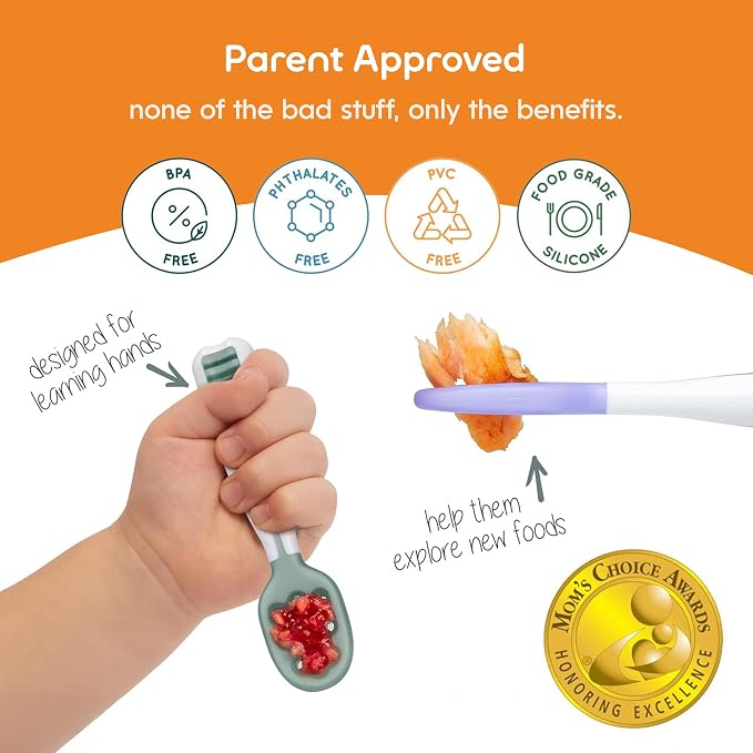 NumNum Baby Spoons Set, Baby Essentials Pre-Spoon GOOtensils - Image 8