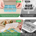 Large Ice Cube Tray for Whiskey: FDDBI Silicone Ice Cube Trays - Image 3