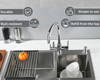 Soap Dispenser for Kitchen Sink, Stainless Steel Built in Soap Dispenser - Image 6