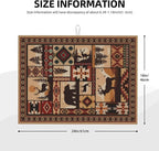 Western Wildlife Geometric Dish Drying Mat - Image 6