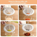 Ultra-Fine Nylon Mesh Strainer- Mini Kitchen Colander - Image 6