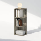 Furinno Reed Corner Shelf, 3-Tier Corner Bookshelf, Book Shelf, Corner Shelves by Furinno-FitsYourSpaceFitsYourBudget