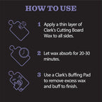 CLARK’S Cutting Board Oil and Wax Kit - Image 9