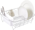 Sweet Home Collection 2 Piece Dish Drying Rack Set Drainer by SweetHomeCollection