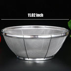 Fine Mesh Strainer for Kitchen, 5 Quart Stainless Steel Colander Bowl for Pasta - Image 6