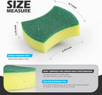 Kitchen Cleaning Sponges, 24 Pack Eco Non-Scratch - Image 2