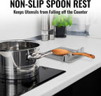Zulay Kitchen Extra Large Silicone Utensil Rest - Image 4