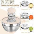 Umite Chef Mixing Bowls with Airtight Lids Set, Non-Slip Bottoms, 1.5QT - Image 3
