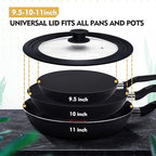 Ydeapi Universal Lid for Pots, Pans and Skillets, Pot Lid - Image 3