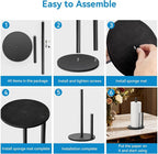 Paper Towel Holder Kitchen, Premium Stainless Steel Roll Dispenser, Countertop - Image 6