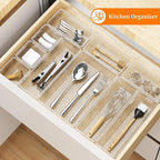 StorMiracle 32 PCS Clear Plastic Drawer Organizer Set, 4-Size vanity organizer - Image 7