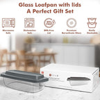 Razab LARGE 7.6 Cups/1800 ML/1.9 Qt Glass Loaf Pan - Image 9