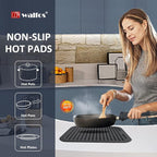 Walfos Trivets for Hot Dishes, Hot Pads for Kitchen Hot Pots and Pans, Heat - Image 5