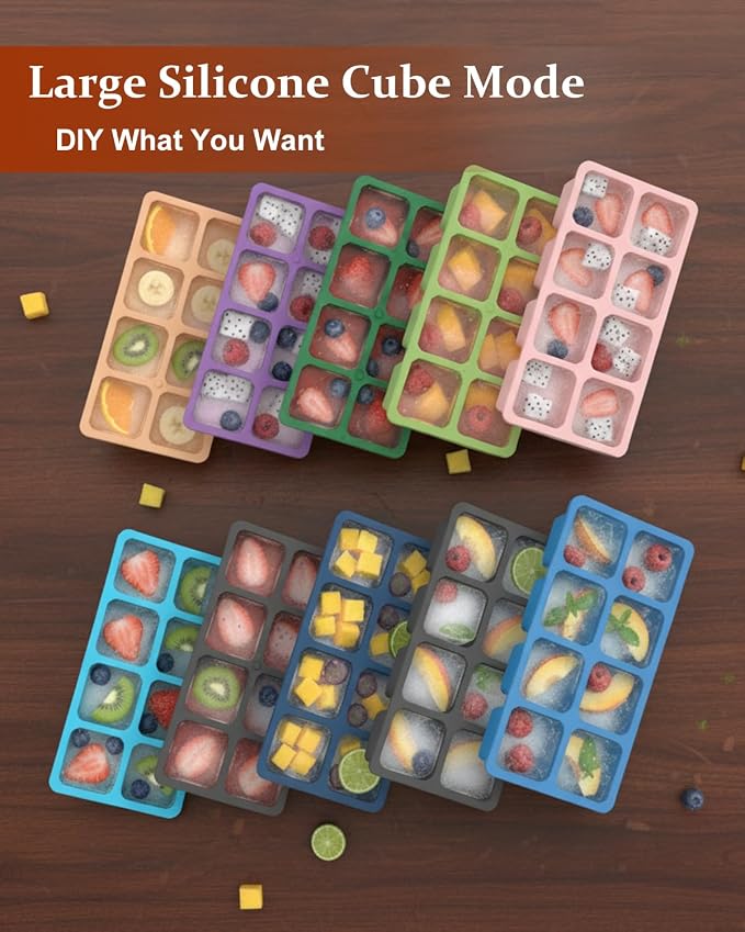 Large Silicone Ice Cube Trays - Image 5