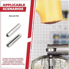 295-Piece Stainless Steel Roll Pin Assortment Kit - Image 8