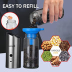 Gravity Electric Salt and Pepper Grinders refillable 1 Pack, USB Rechargeable - Image 6