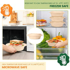 100 Piece Meal Prep Bowl Containers - Image 5