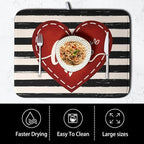 Valentine's Day Dish Drying Mat - Image 4