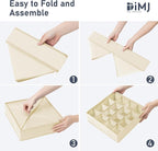 Joyoldelf Sock Drawer Organizer Divider 4 Packs Underwear Organizer, 2 x 24 - Image 7