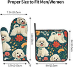 Custom Oven Mitts and Pot Holders Sets Personalized Customized Logo Text Image - Image 7