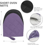 1 Pair Short Oven Mitts - Image 3