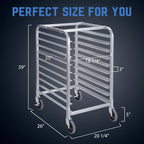 Profeeshaw Bun Pan Bakery Rack 10 Tier - Image 2