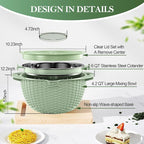 4-1 Colander with Fruit Bowl Set - Image 8